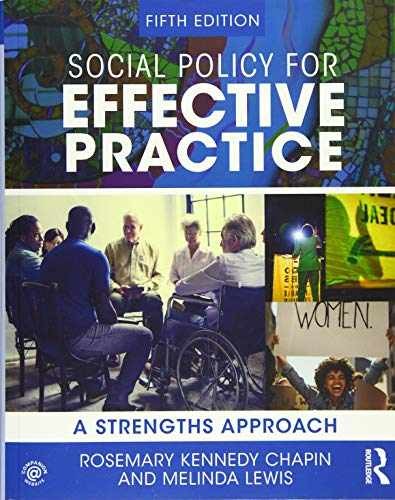 Social Policy for Effective – Paperback, by Chapin Rosemary Kennedy; – Very Good