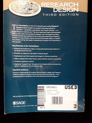 Research Design: by John W. Creswell- 2009, College Text