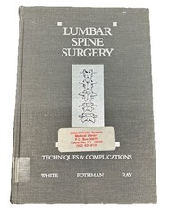 Lumbar Spine 2nd Edition Volumes 1 2 Medical Textbook Anatomy Orthopedic Surgery
