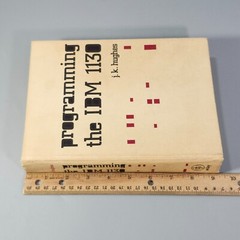 VTG Computer Program Textbook Programming the IBM 1130 JK Hughes 1969 Book HC