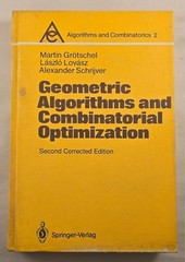 Geometric Algorithms & Combinatorial Optimization. 2nd Corrected Edition.