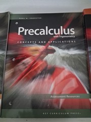 Precalculus with Trigonometry Paul A Foerster lot of 3 Key Curriculum Press