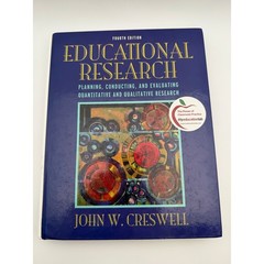 Educational Research 4th Edition John W Creswell Pearson Textbook 9780131367395
