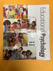 Educational Psychology by John W. Santrock, 6th Edition Paperback Good Condition