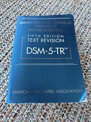 DSM-5-TR Diagnostic and Statistical Manual of Mental Disorders (5th Edition)New