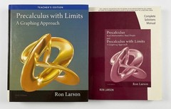 TE BUNDLE PRECALCULUS WITH LIMITS: A Graphing Approach 6th Edition By Ron Larson