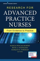 Research for Advanced Practice Nurses: From Evidence t- 9780826118264, paperback