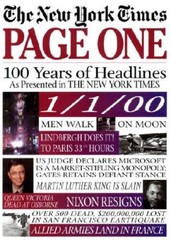 Page One – Hardcover By New York Times – GOOD