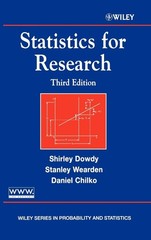 Statistics for Research (Wiley Series in Probability and Statistics)