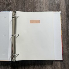 Fabric Science 11th Edition J.J. Pizzulto’s Binder Book