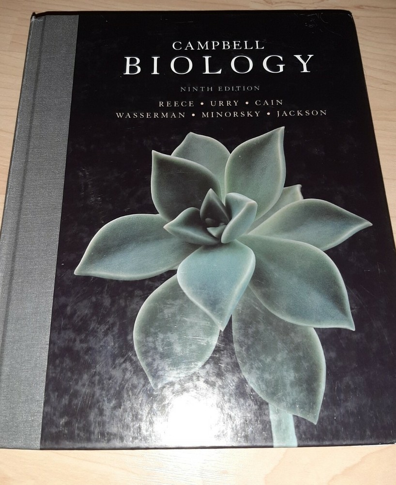 Campbell Biology 9th edition Hardcover – Pre-owned + Free Shipping!