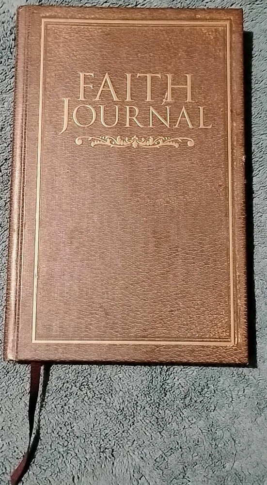 Faith Journal diary hardcover note book 176 pages Daily Bible Reading Christian