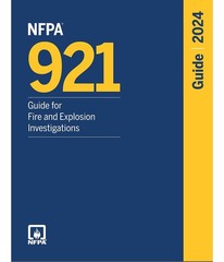 NFPA 921, Guide for Fire and Explosion Investigations 2024 PAPERBACK FREESHIP