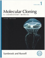 Molecular Cloning: A Laboratory Manual, Third Edition (3 volume set) by Sambrook
