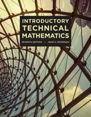 Introductory Technical Mathematics by Peterson, John