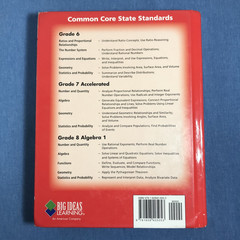 BIG IDEAS MATH Accelerated Textbook A Common Core Curriculum Larson Boswell 2014