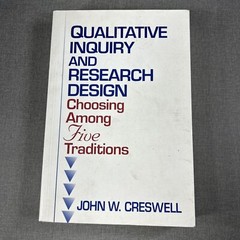 QUALITATIVE INQUIRY AND RESEARCH DESIGN By John W Creswell 1998 Book