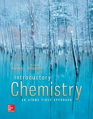Introductory Chemistry: An Atoms First Approach Hardcover