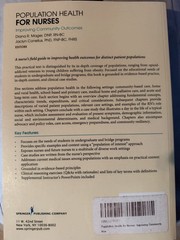 Population Health for Nurses: Improving Community Outcomes