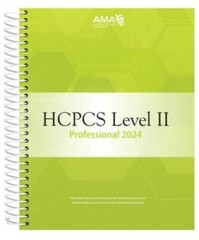 HCPCS 2024 Level II Professional Edition – Spiral-bound By AMA – GOOD