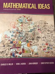 Mathematical Ideas (13th Edition) – Standalone book, Miller, Charles,Heeren, Ver