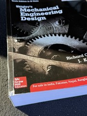SHIGLEY’s Mechanical Engineering Design Tenth Edition SI Units Special Edition