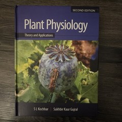 Cambridge Plant Physiology Theory Applications 2nd Ed Hardcover Kochhar Gujral