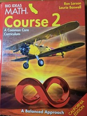 BIG IDEAS MATH Course 2 : Common Core Student Edition 2014