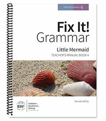 Fix It! Grammar: Little Mermaid – Spiral-bound, by Pamela White – Very Good