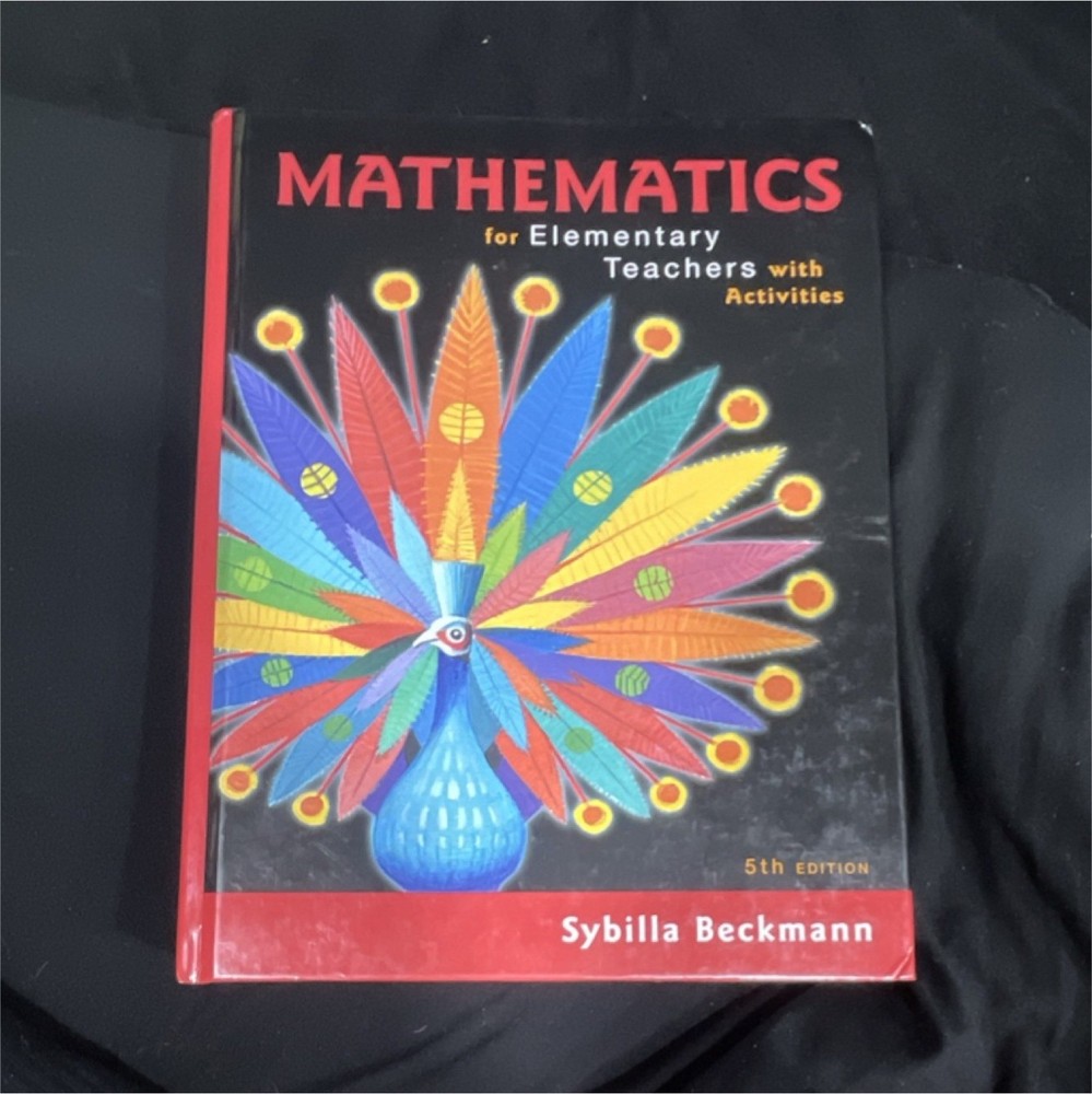 Pearson Mathematics for Elementary Teachers with Activities 5th Ed Beckmann 2018