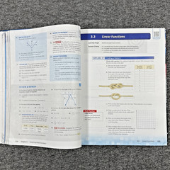 Big Ideas Algebra 1 with CalcChat CalcView Textbook, Practice Workbook Test Prep