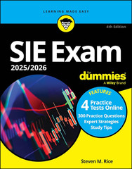 SIE Exam 2025/2026 for Dummies: Securities Industry Essentials Exam Prep + Pract