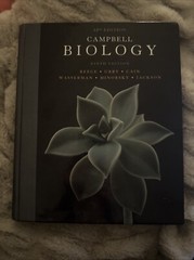 Campbell Biology (9th Edition) – Hardcover – Pre-Owned