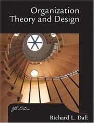Organizational Theory Design – VERY GOOD