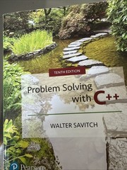 Problem Solving with C++ by Kenrick Mock and Walter Savitch (2017, Trade…