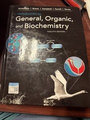 Introduction to General, Organic, and Biochemistry by William Brown, Mary…