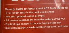 The Official ACT Prep Guide 2023-2024 Book + 14 Practice Tests + 400 Digital…