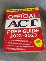 The Official ACT Prep Guide 2022 2023 Wiley EUC Book Paperback Study Test