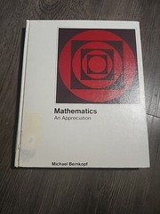 Mathematics An Appreciation Michael Bernkopf Hardcover 1975