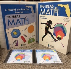 Big Ideas Math 8, Florida Teaching Ed., Practice Journal, & 2 CD-ROMs, by Larson