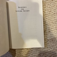 BIOMETRICS FOR NETWORK SECURITY (PRENTICE HALL SERIES IN By Paul Reid