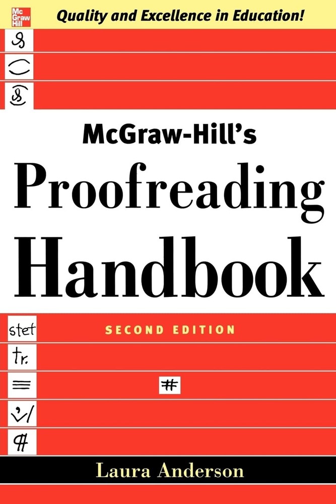 McGraw-Hill’s Proofreading Handbook – paperback Anderson, Laura Killen