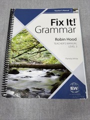 Fix It! Grammar Level 3-5 [Teacher’s Manual] 4th Edition (Lot 3)