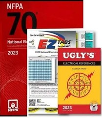 NFPA 70 NEC 2023 Code Book PB + Ugly Electrical Spiral + EZ Tab USA STOCK