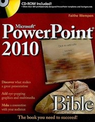 PowerPoint 2010 Bible – Paperback By Wempen, Faithe – VERY GOOD