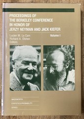 Proceedings Berkeley Conference in Honor of Neyman & Keifer Vol. 1 hardbound