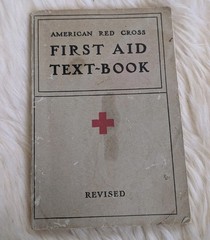 American Red Cross First Aid Textbook Revised 1940 Corrected Reprint Vintage