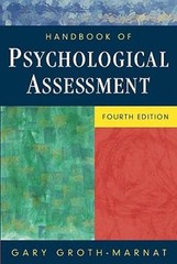 Handbook of Psychological Assessment – Hardcover By Groth-Marnat, Gary – GOOD