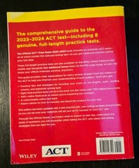 Official ACT Prep Guide 2023–2024 Test Prep Book NO Online Access