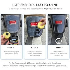 Black Trim Restorer, Plastic Restorer for Cars Restore Faded Bumpers, Plasti…
